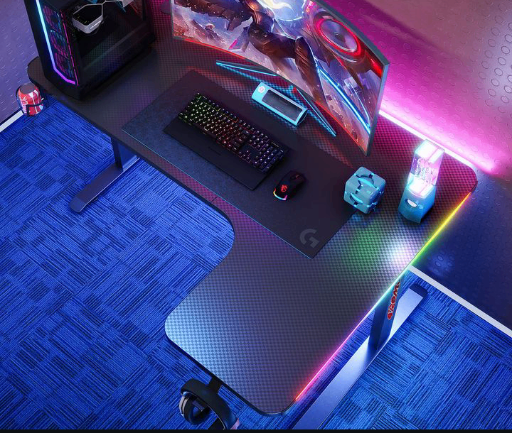 1.4M RGB Gaming Desk
