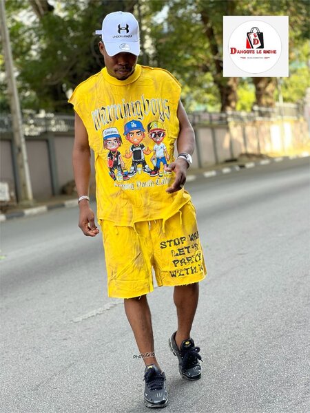 Ensemble jaune streetwear