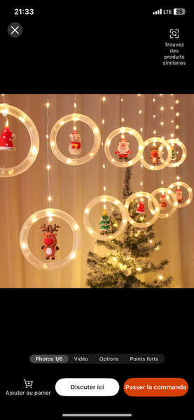 Guirlande lumineuse festive