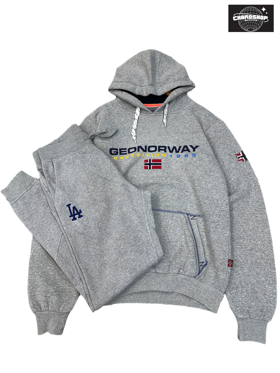 Ensemble survêtement gris Geonoway