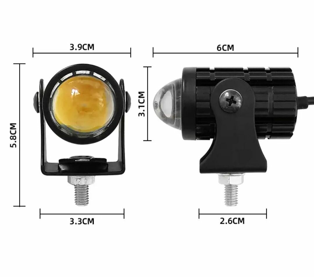 Mini LED phares pour motos