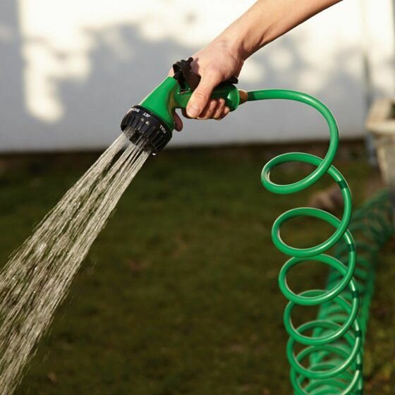Tuyau darrosage spirale avec pistolet 15 m