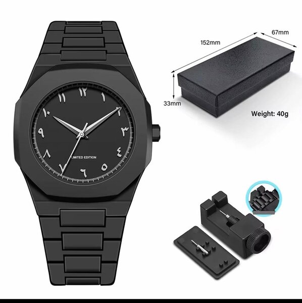 Montre Noire Édition Limitée