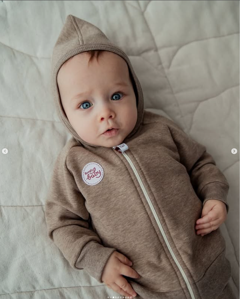 Хлопковый трикотаж с мягким начесом  костюм для малышей 