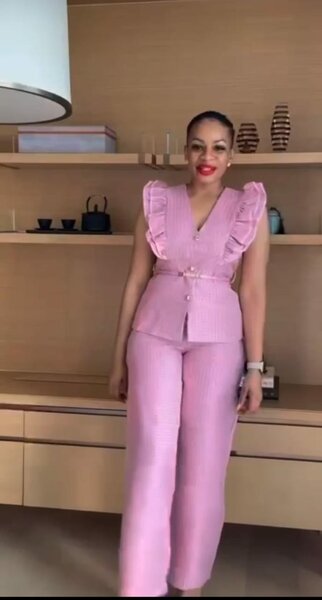 Ensemble rose élégant