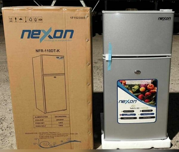 Nexon table top double fridge