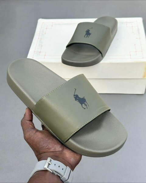 Mules Confortables Kaki Homme