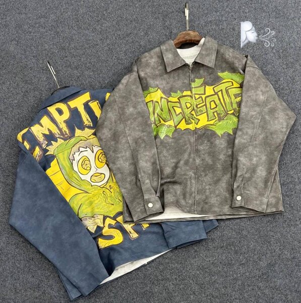 Blouson en cuir streetwear