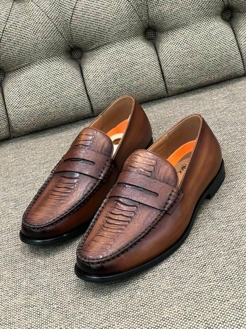 Mocassins en cuir homme élégants