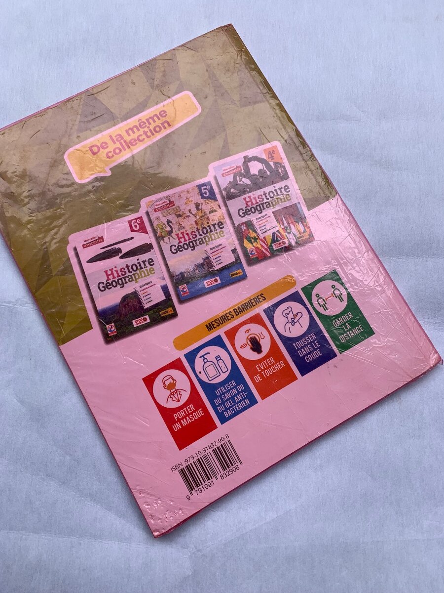 Cahier Histoire-Géographie 3ème