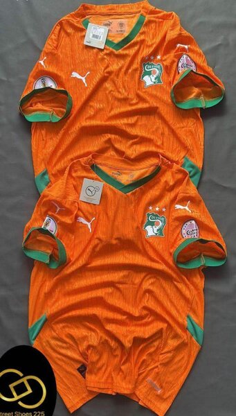 Maillot Orange Côte d'Ivoire