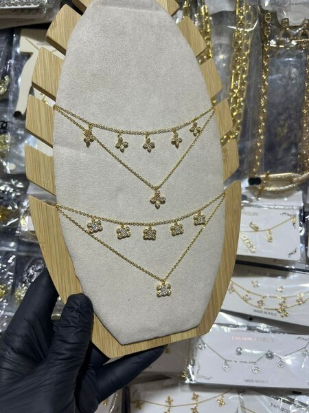 Chaîne en or et argent élégant