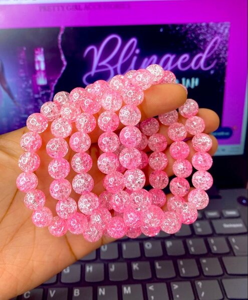 Bracelets en perles colorées