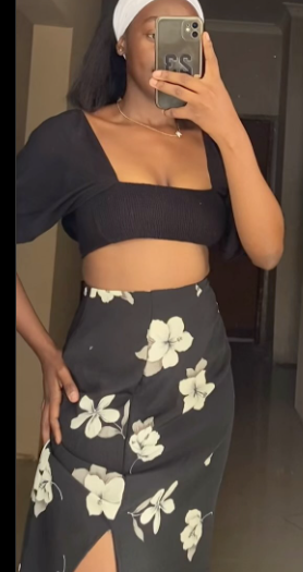 Set of top and skirt. Size size:M