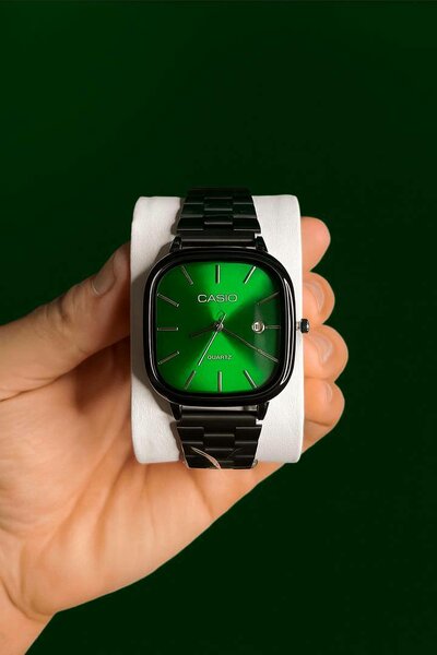 Montre Casio Vert Élégante