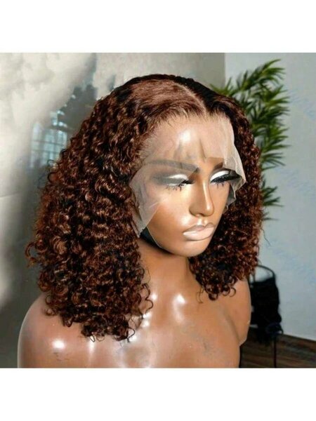 Perruque deep wave marron