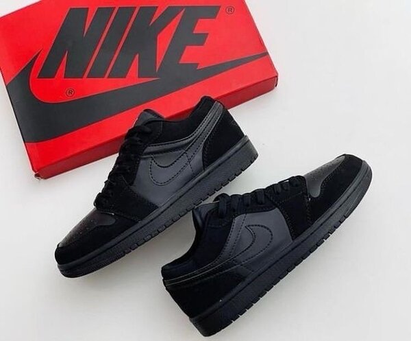 Nike Air Jordan 1 Low - Baskets en noir