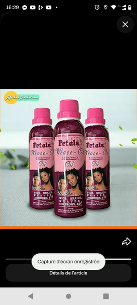 Huile capillaire Petals Miracle