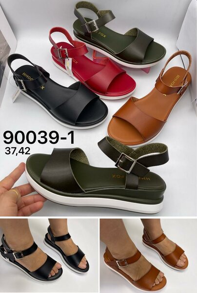 Sandales plates confortables pour femme