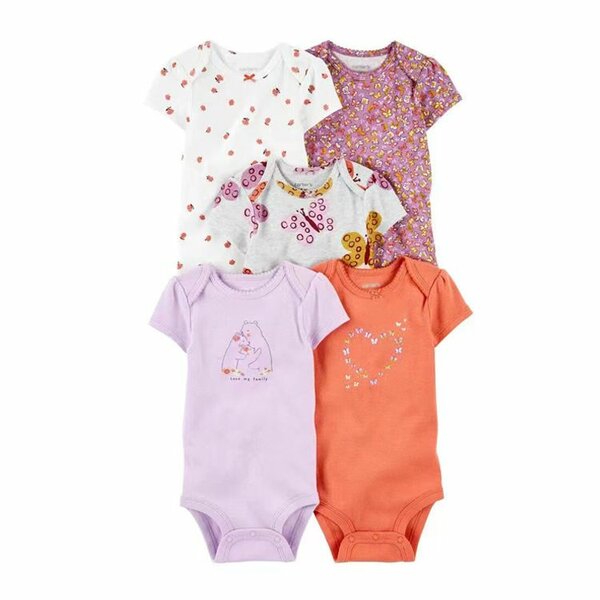 Carters' 5-set onesies for girls