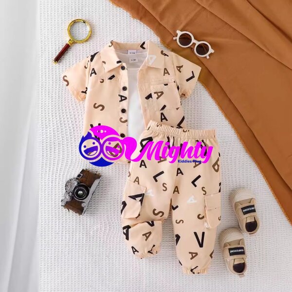 3pcs boys casual outfit