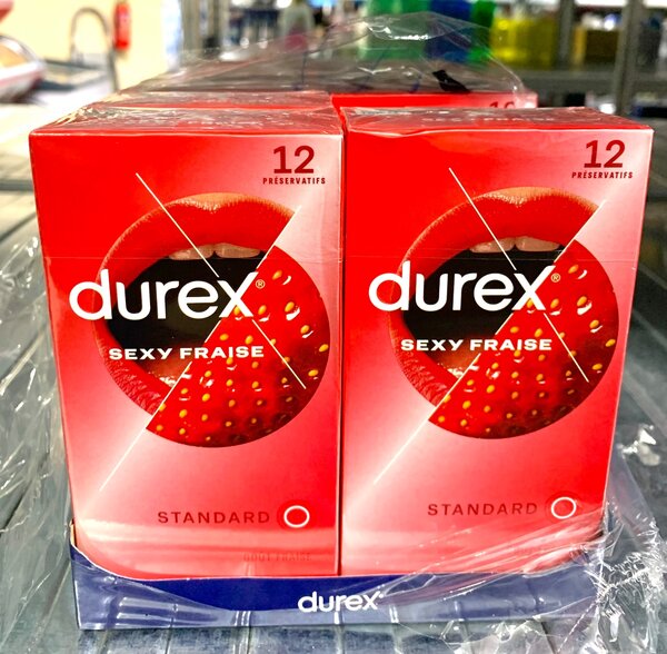 DUREX PRÉSERVATIF SEXY FRAISE 12
