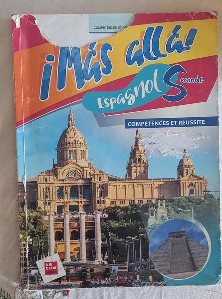 Livre de cours espagnol ¡Más allá!