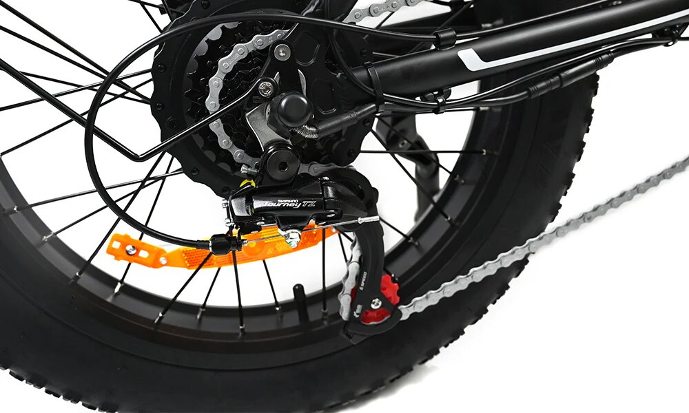 Vélo Électrique Pliable DELSVT - Noir