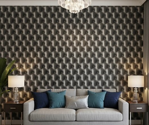 Papier Peint Matelassé Luxe