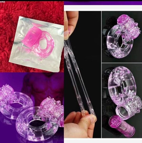 Anneau vibrant étanche rose