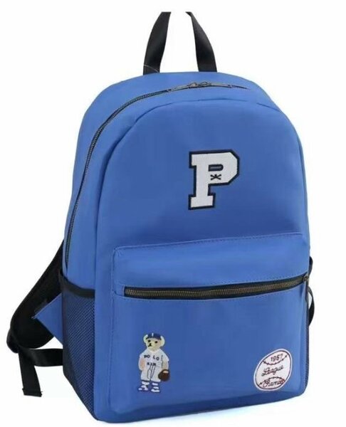 Sac à dos bleu style collège