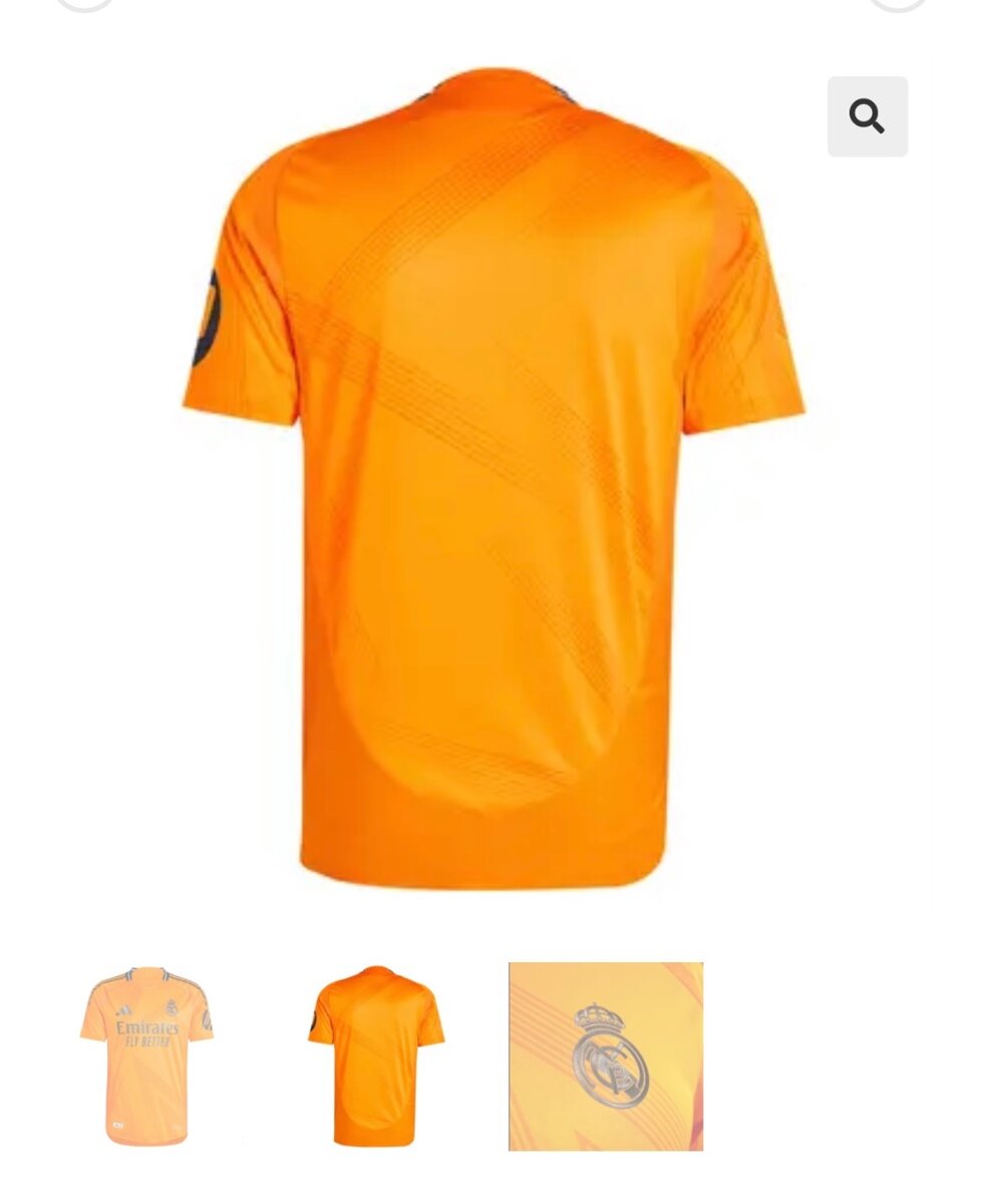 Maillot de football orange