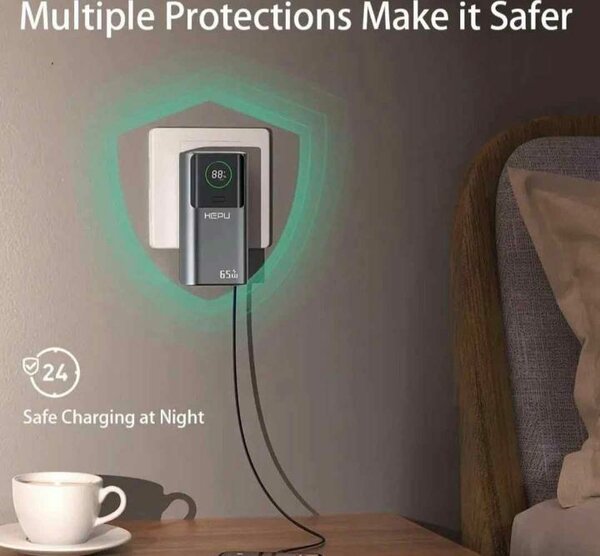 Chargeur Rapide 65W H6EU - USB-C