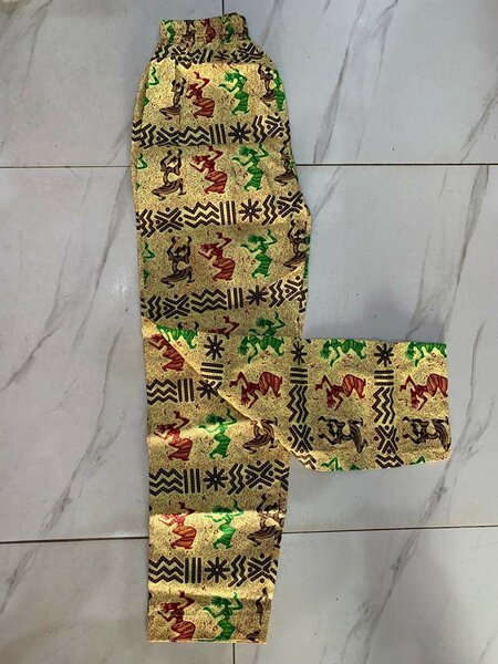 Pantalon en tissu africain