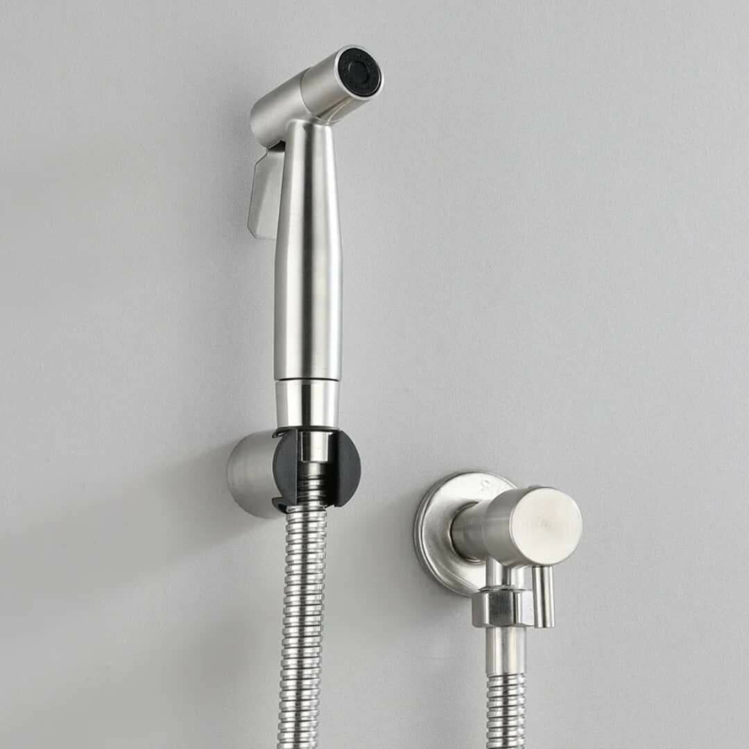 Douchette WC en acier inoxydable