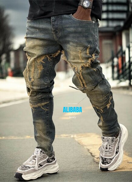 Jean déchiré homme
