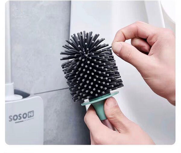 Brosse WC avec distributeur