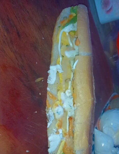 Délicieux sandwich garni