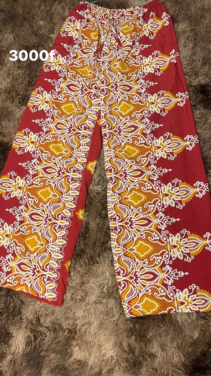 Pantalon coloré en coton