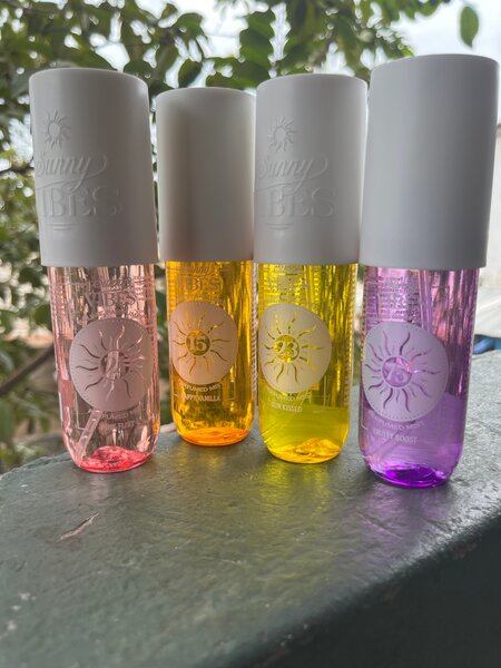 Sprays de protection solaire SPF