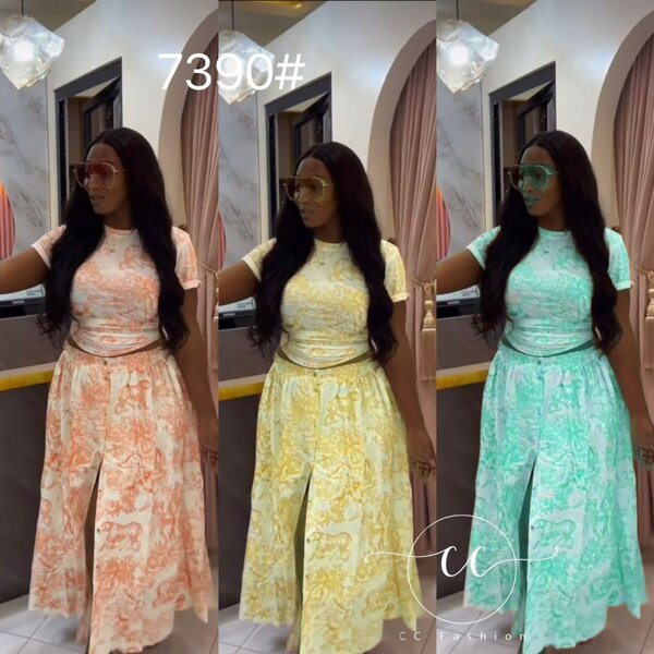 Robe d'été élégante colorée