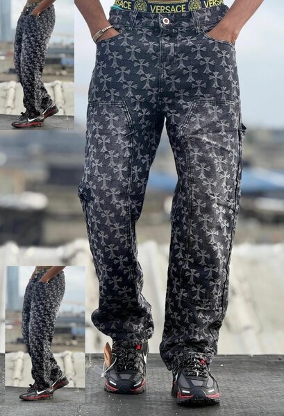 Jeans décontractés motifs homme