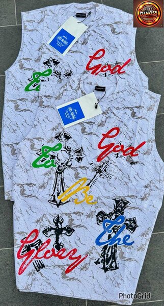 Débardeur imprimé croix