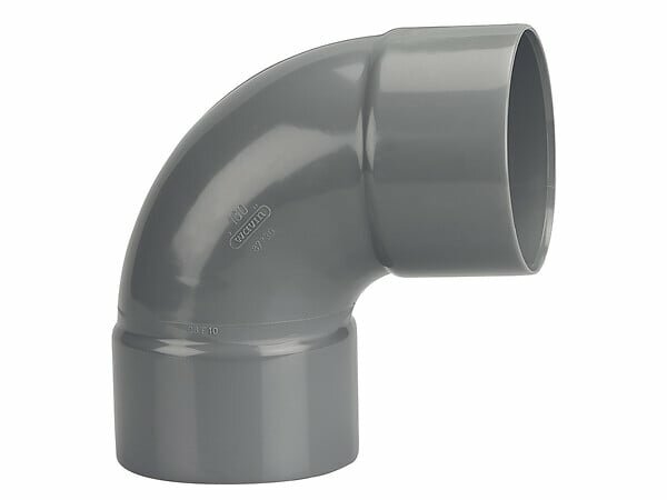 Coude PVC 100 1/4