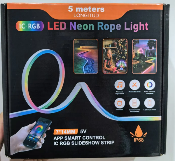Guirlande LED Néon 5m RGB