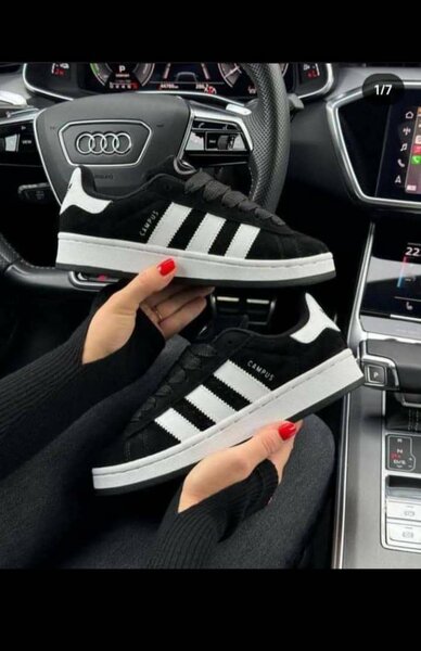 Adidas Campus Baskets Noir Blanc