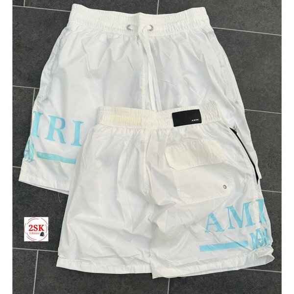 Short de bain homme AMIRI blanc