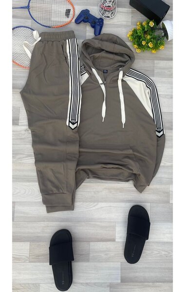Ensemble survêtement Adidas gris homme