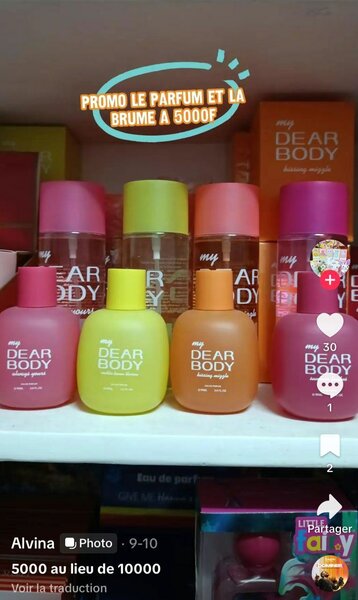 Parfum et Brume My Dear Body