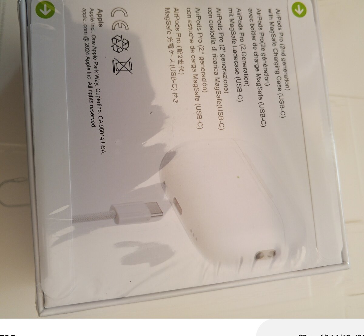 Airpod pro 2nd generation  with magsafe charging case usb- C